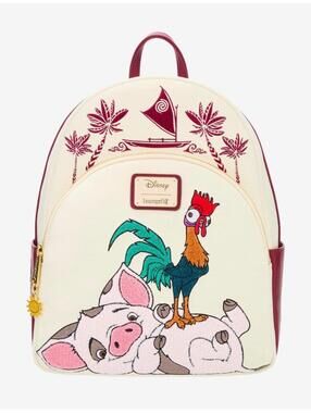 Loungefly Disney Moana PUA & Hei Hei Mini Backpack NWT